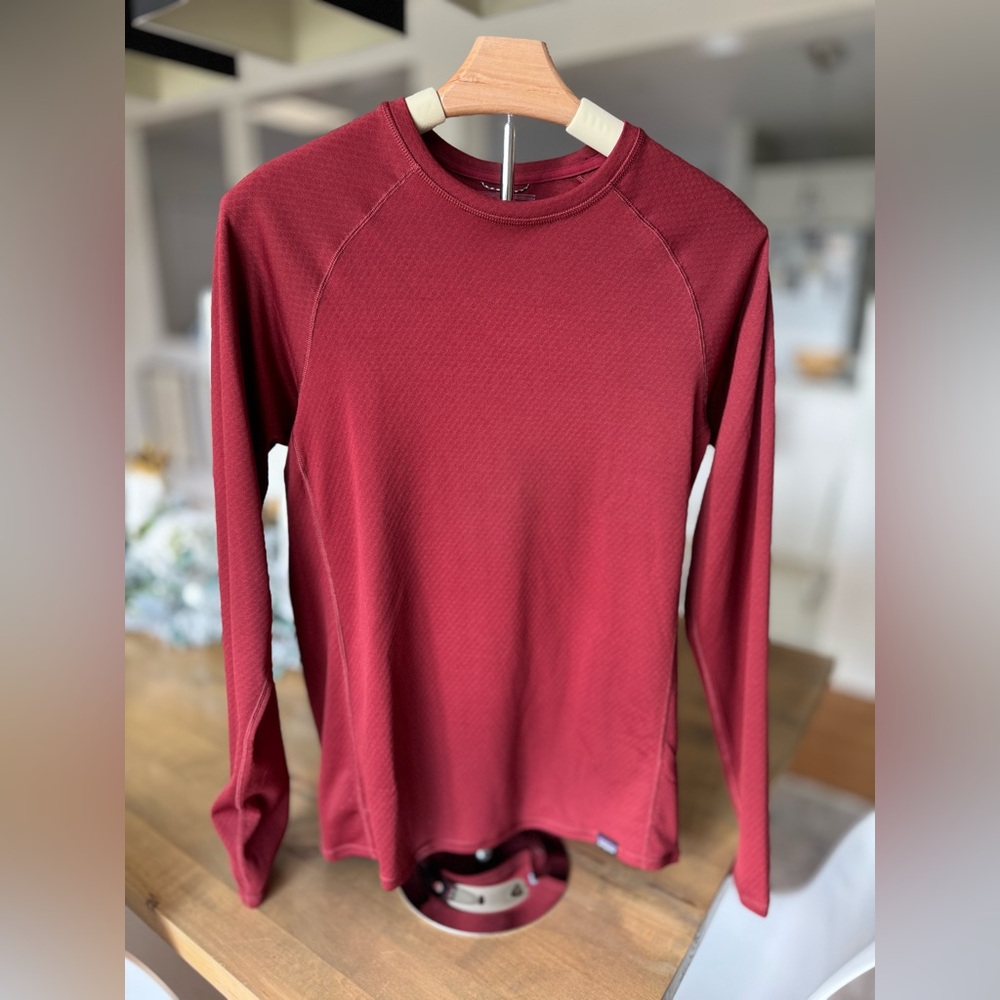 Capilene Midweight Crew LS - Burgundy - SM - Patagonia [0002]